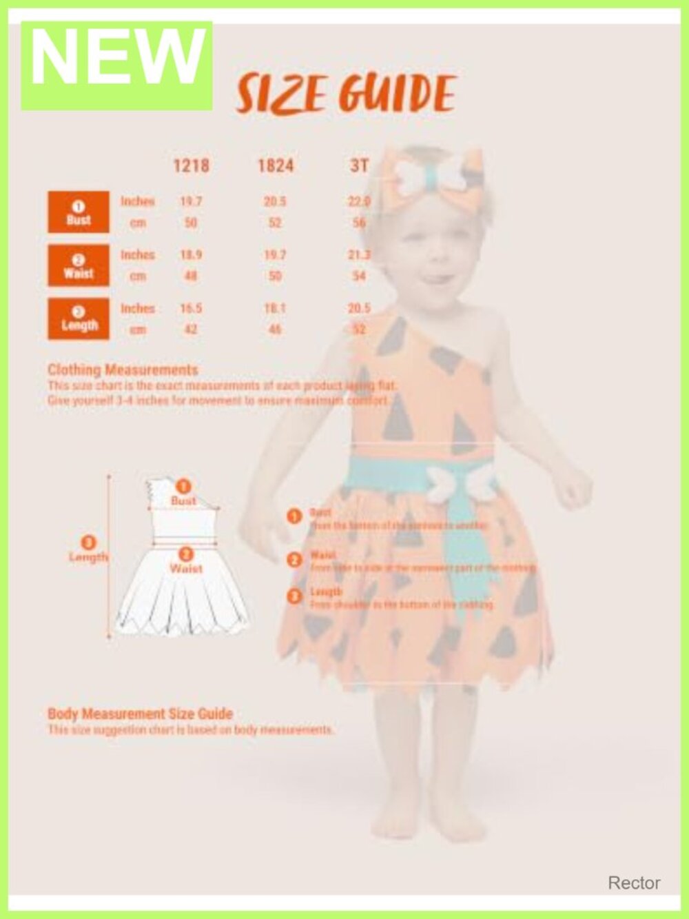 Toddler Halloween Caveman Costume Dress with Headband One-Shoulder - Picture 4 of 6